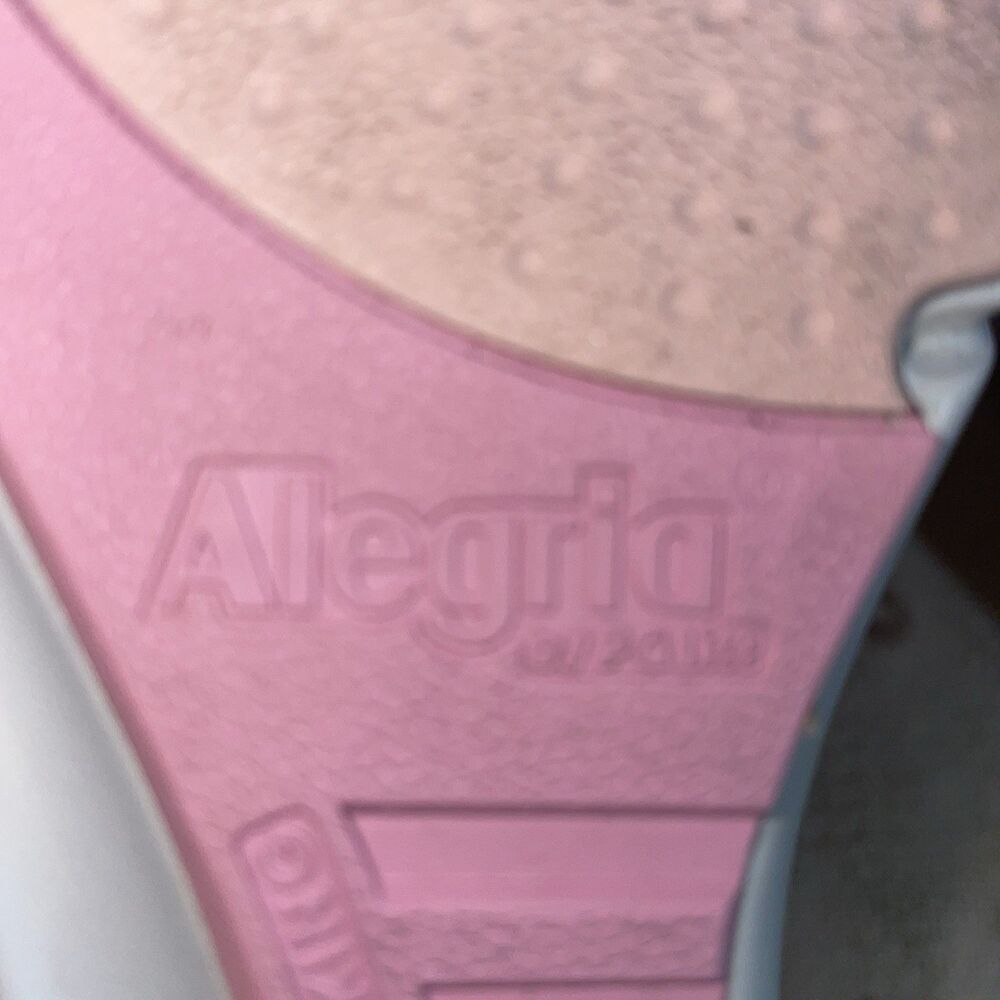 Alegria Women’s Athletic Shoes Size 41 U.S. 10 M Pink White Workwear Athleisure - Picture 3 of 12
